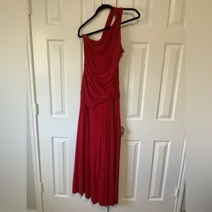 Jessica McClintock Red Jersey Gown